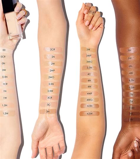 dior forever skin glow 24-hour foundation|Dior forever matte foundation shades.